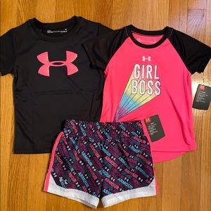 UNDER ARMOUR Girls Toddler 3T Like new